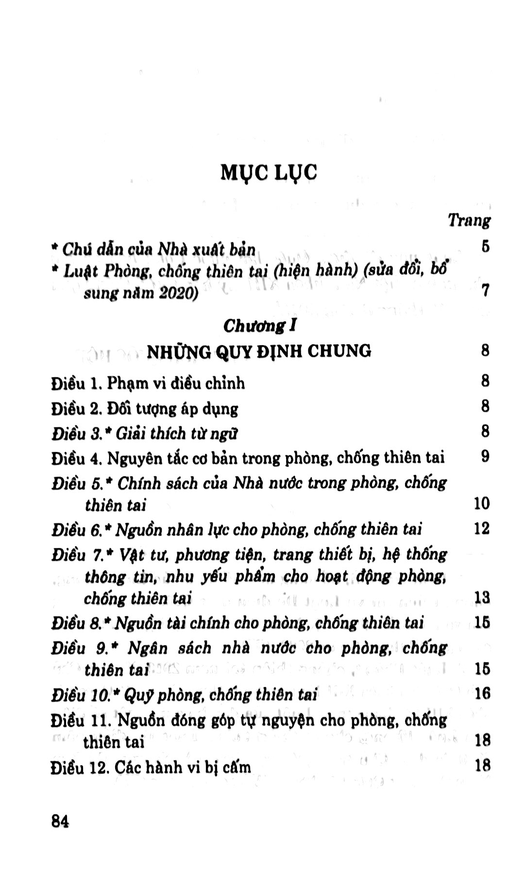 luật phòng, chống thiên tai (hiện hành)(sửa đổi, bổ sung năm 2020) - Ảnh 3