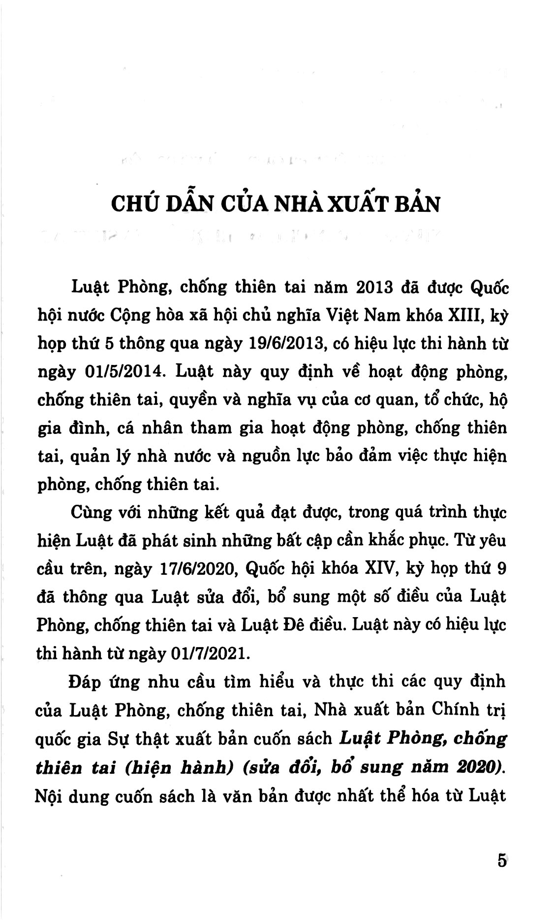 luật phòng, chống thiên tai (hiện hành)(sửa đổi, bổ sung năm 2020) - Ảnh 4