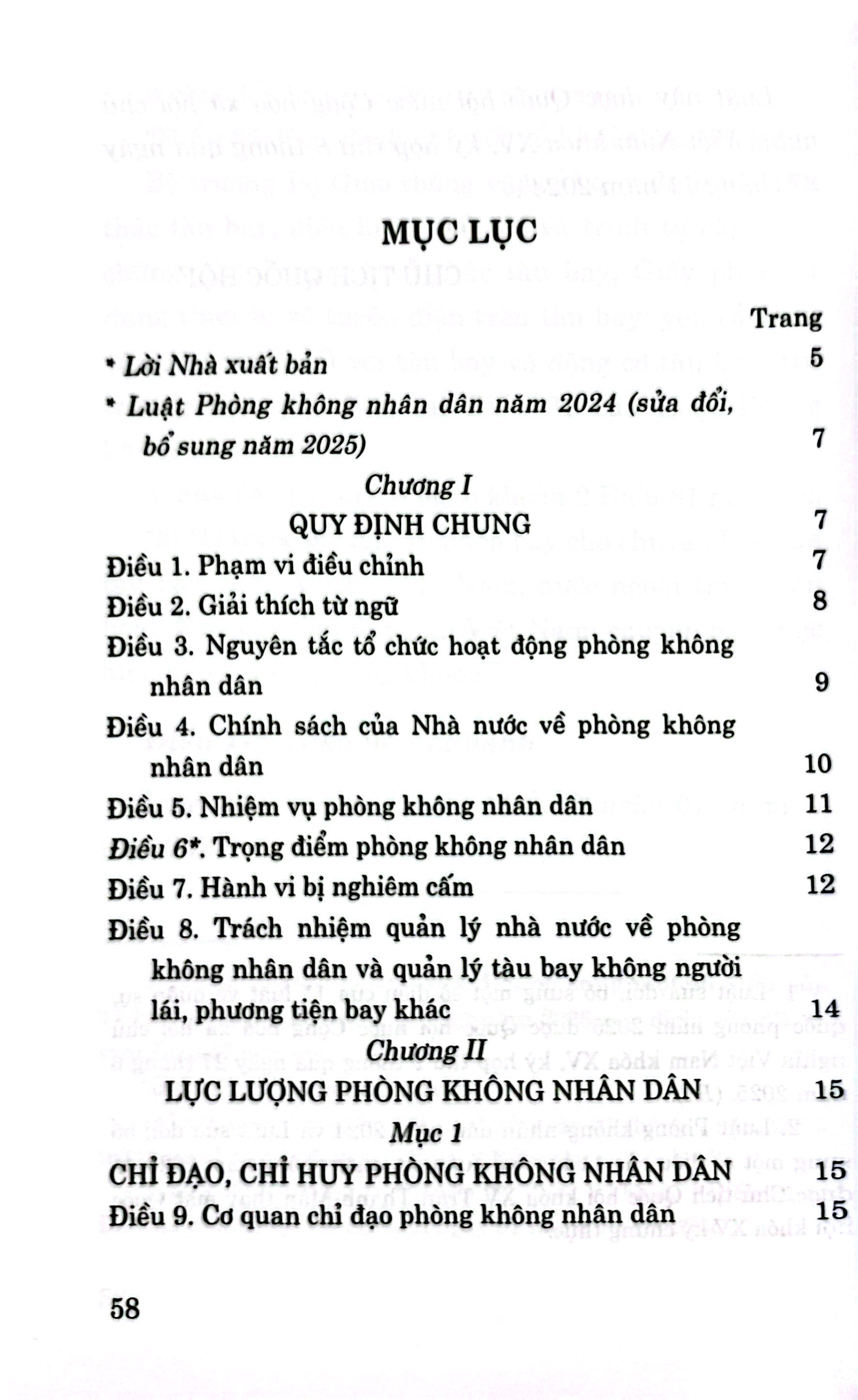 Luật Phòng Không Nhân Dân Năm 2024 (Sửa Đổi, Bổ Sung Năm 2025) - Ảnh 3
