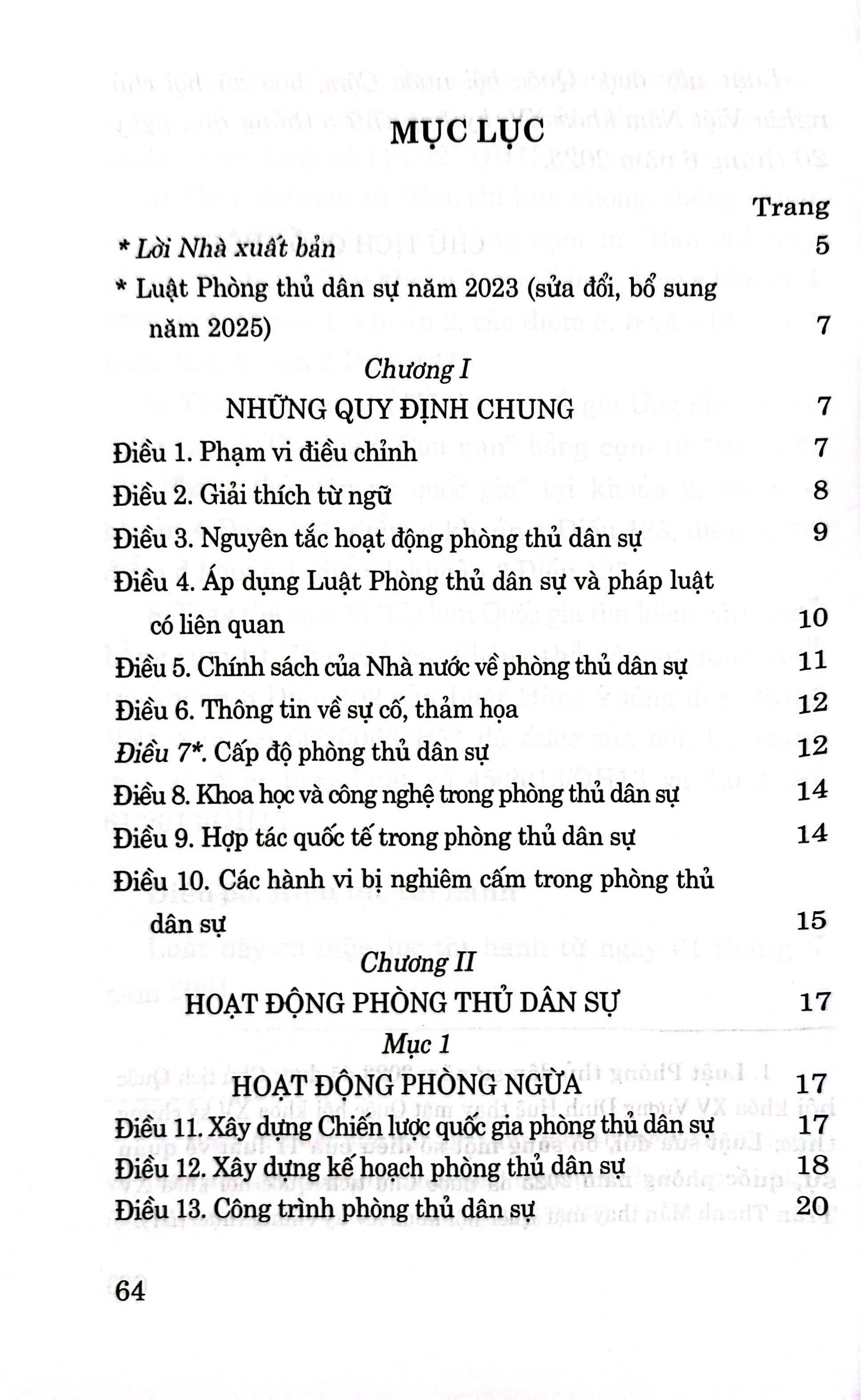 Luật Phòng Thủ Dân Sự Năm 2023 (Sửa Đổi, Bổ Sung Năm 2025) - Ảnh 3