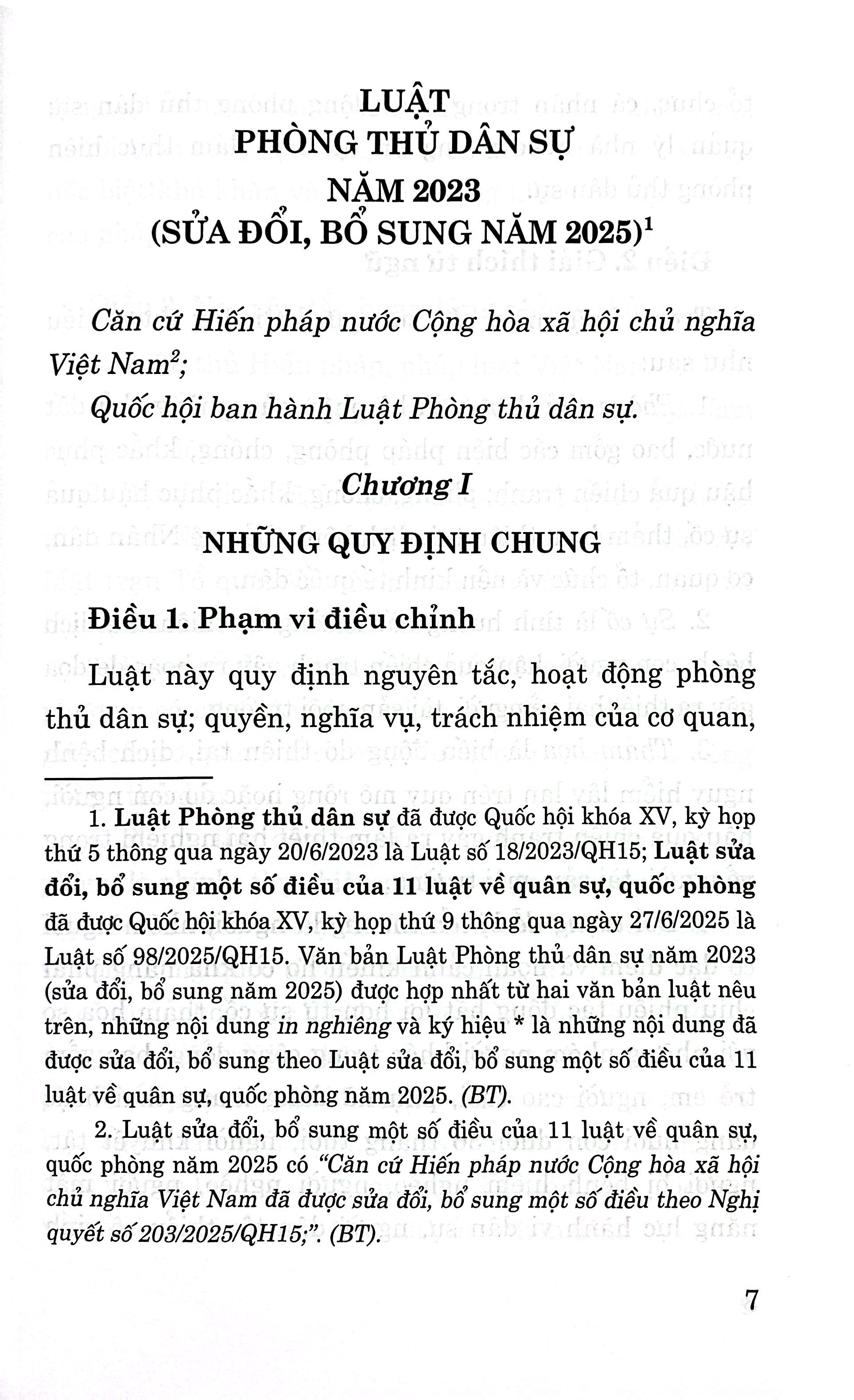 Luật Phòng Thủ Dân Sự Năm 2023 (Sửa Đổi, Bổ Sung Năm 2025) - Ảnh 4