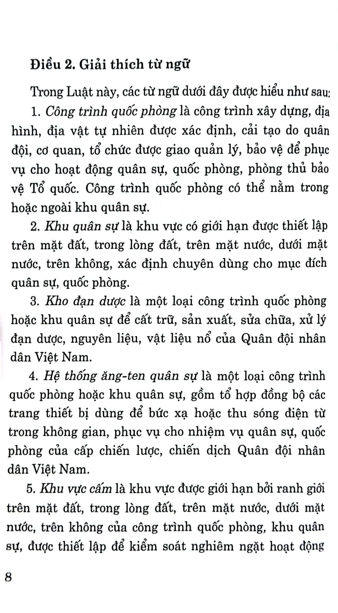 luật quản lý, bảo vệ công trình quốc phòng và khu quân sự - Ảnh 5