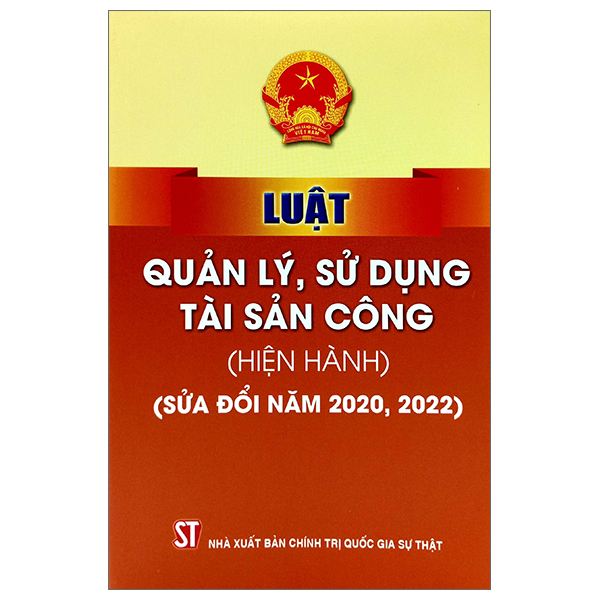 luật quản lý, sử dụng tài sản công (hiện hành) (sửa đổi năm 2020, 2022)