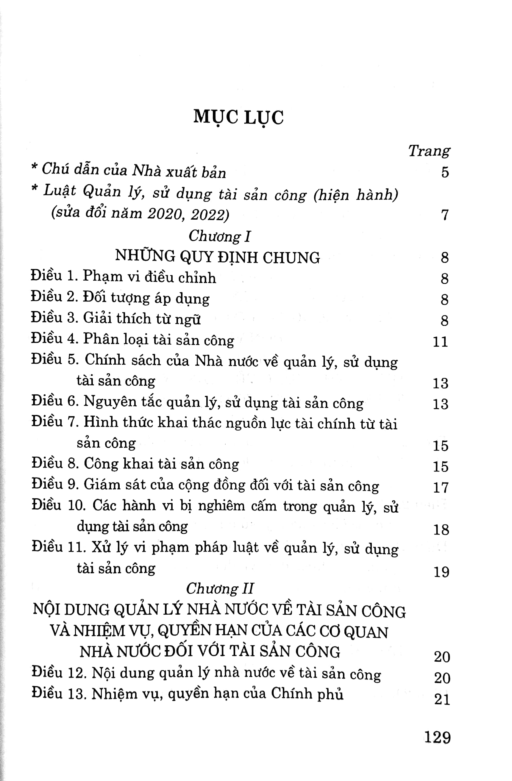 luật quản lý, sử dụng tài sản công (hiện hành) (sửa đổi năm 2020, 2022) - Ảnh 3