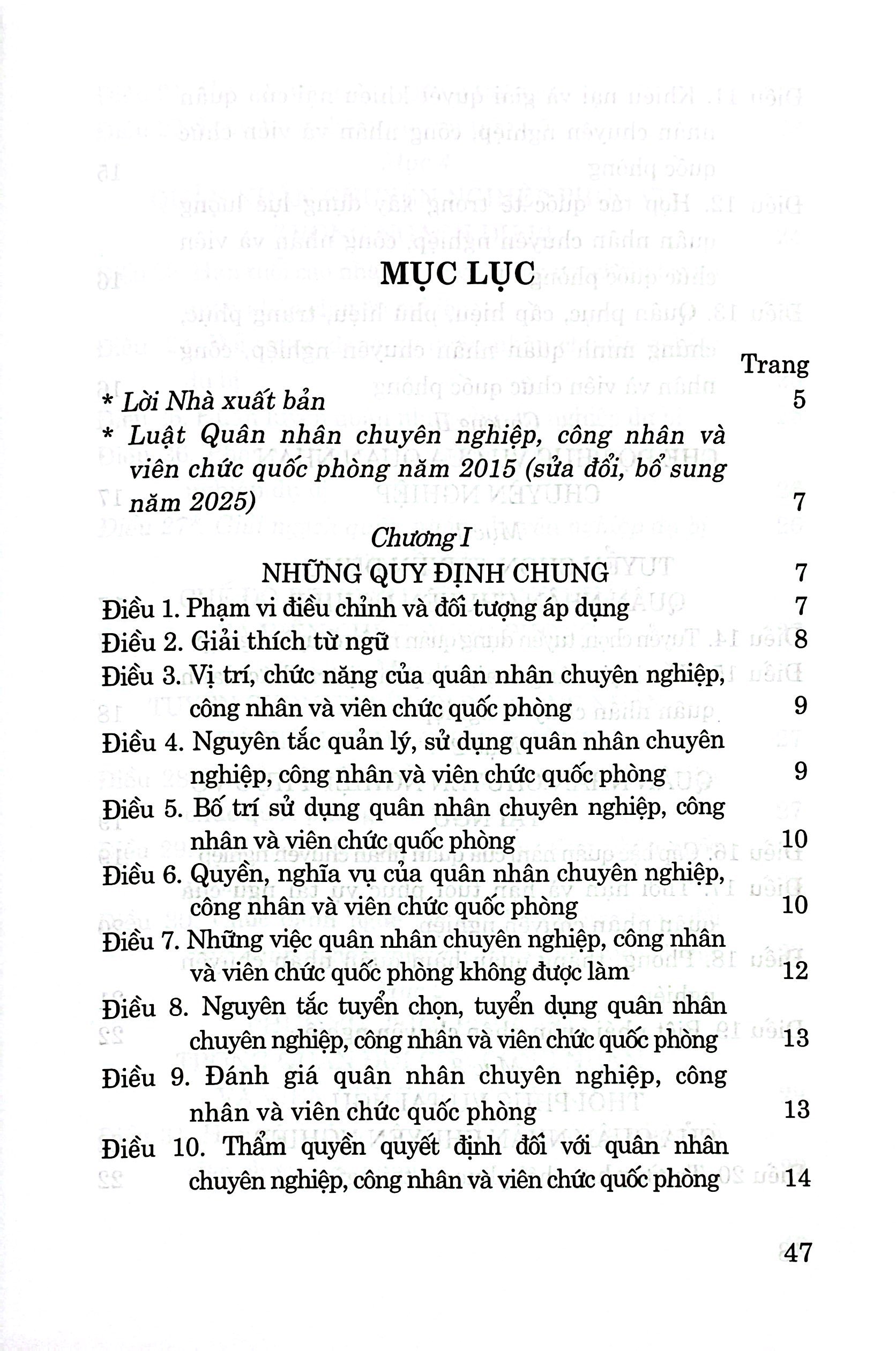 Luật Quân Nhân Chuyên Nghiệp, Công Nhân Và Viên Chức Quốc Phòng Năm 2015 (Sửa Đổi, Bổ Sung Năm 2025) - Ảnh 3