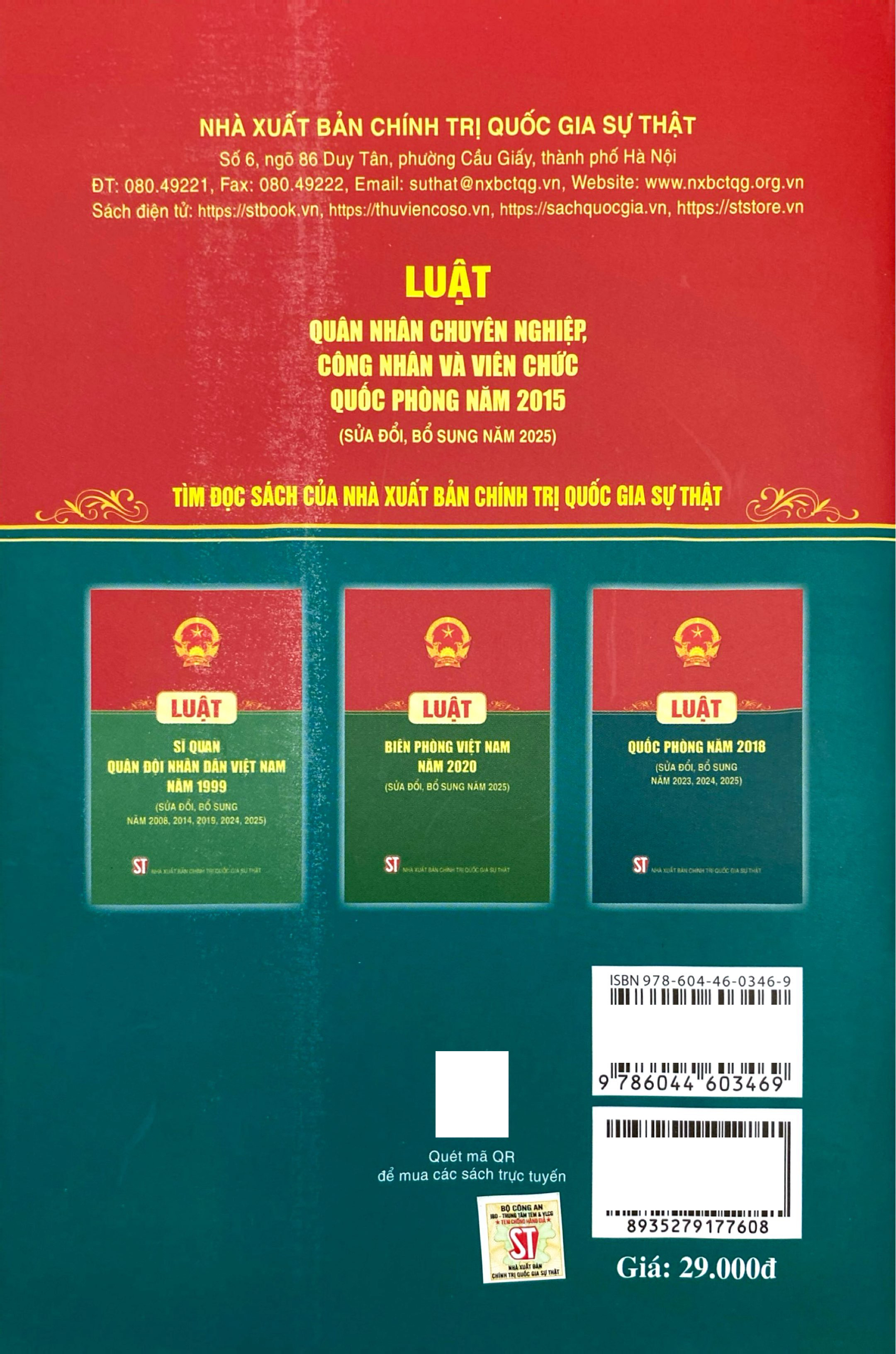 Luật Quân Nhân Chuyên Nghiệp, Công Nhân Và Viên Chức Quốc Phòng Năm 2015 (Sửa Đổi, Bổ Sung Năm 2025) - Ảnh 6