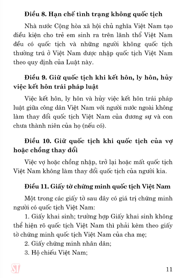 luật quốc tịch việt nam (hiện hành) (sửa đổi, bổ sung năm 2004) - Ảnh 6