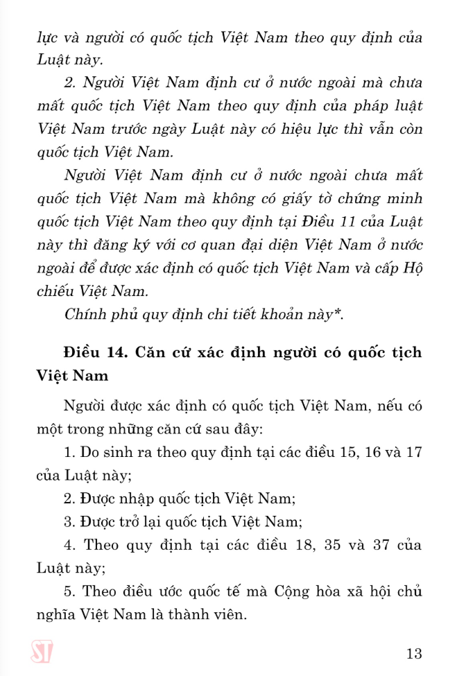 luật quốc tịch việt nam (hiện hành) (sửa đổi, bổ sung năm 2004) - Ảnh 8