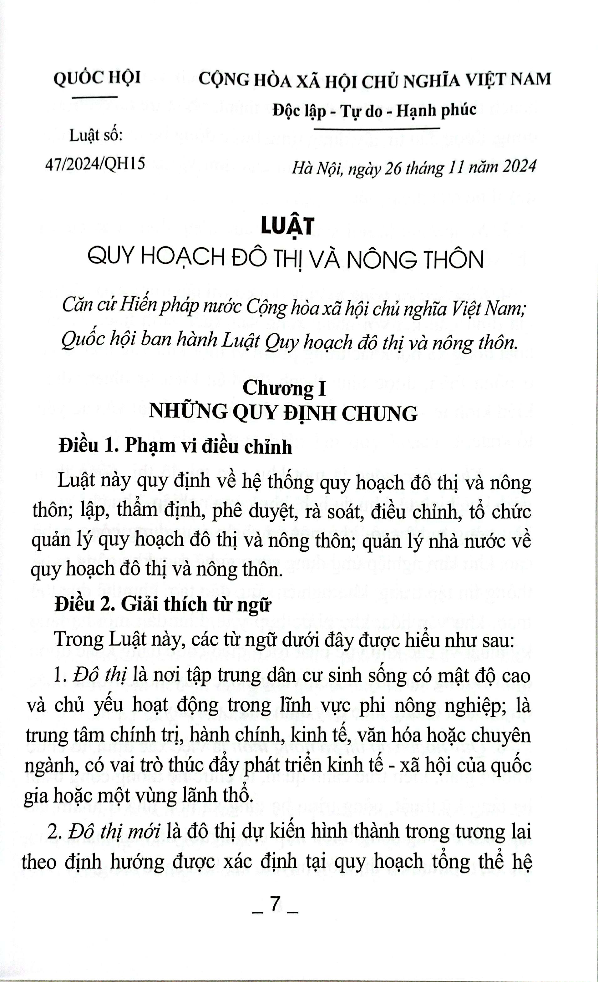 Luat Quy Hoach Do Thi Va Nong Thon - Ảnh 5