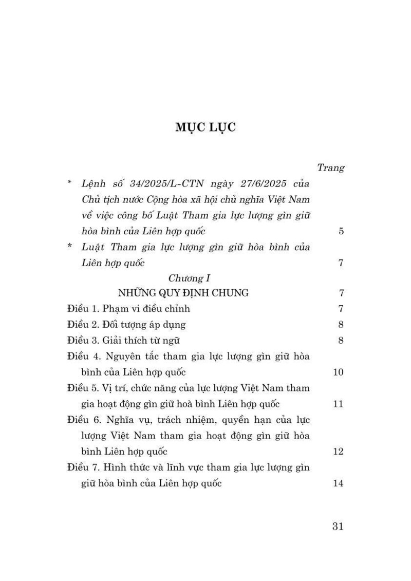 Luật Tham Gia Lực Lượng Gìn Giữ Hòa Bình Của Liên Hợp Quốc Năm 2025 - Ảnh 3