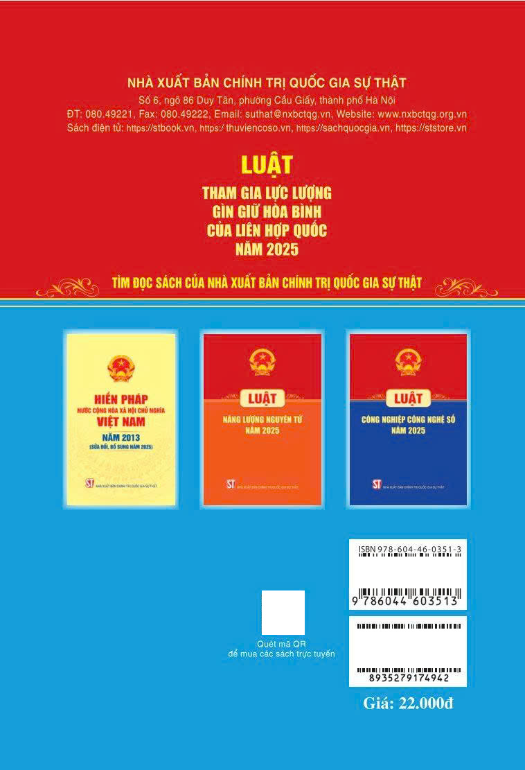 Luật Tham Gia Lực Lượng Gìn Giữ Hòa Bình Của Liên Hợp Quốc Năm 2025 - Ảnh 6