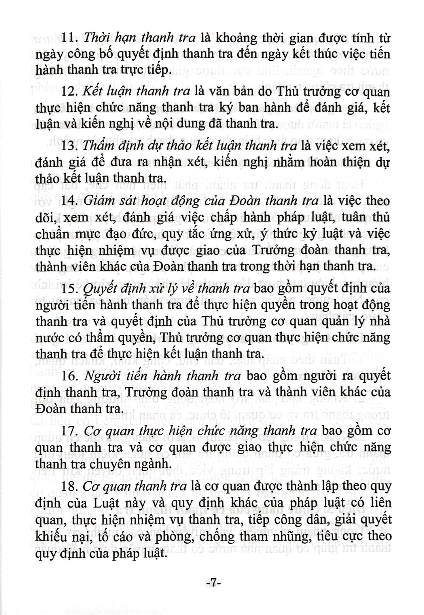 luật thanh tra (hiện hành) (được quốc hội thông qua ngày 14/11/2022, có hiệu lực thi hành từ ngày 01/7/2023) - Ảnh 6