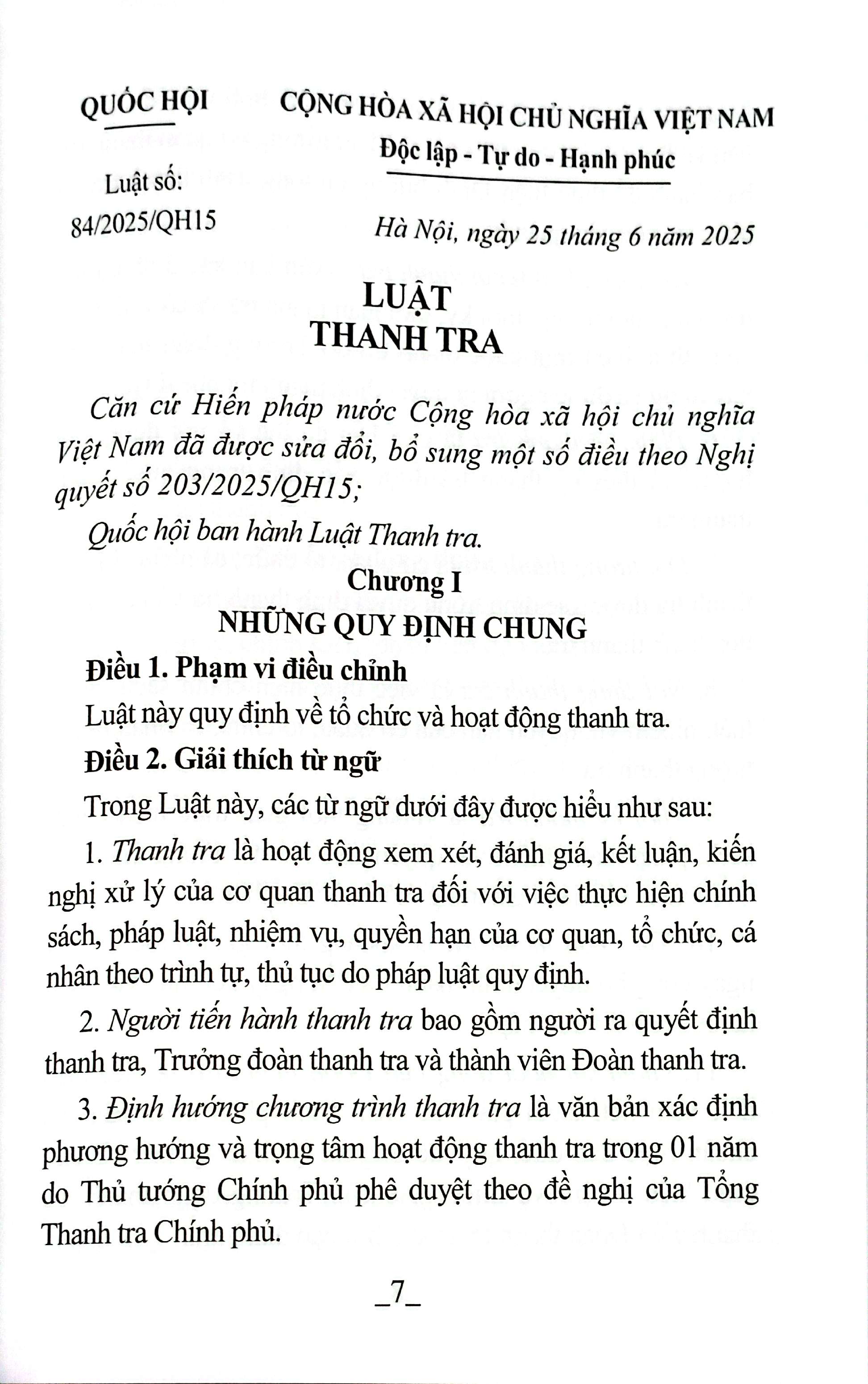 Luật Thanh Tra Năm 2025 - Ảnh 5