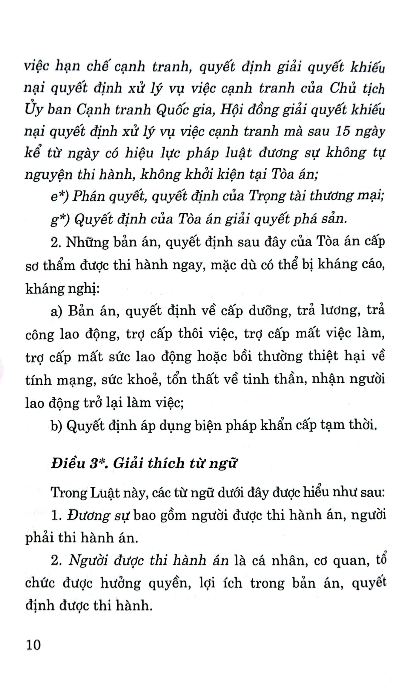 luật thi hành án dân sự (hiện hành) (sửa đổi, bổ sung năm 2014, 2018,2020, 2022) - Ảnh 4