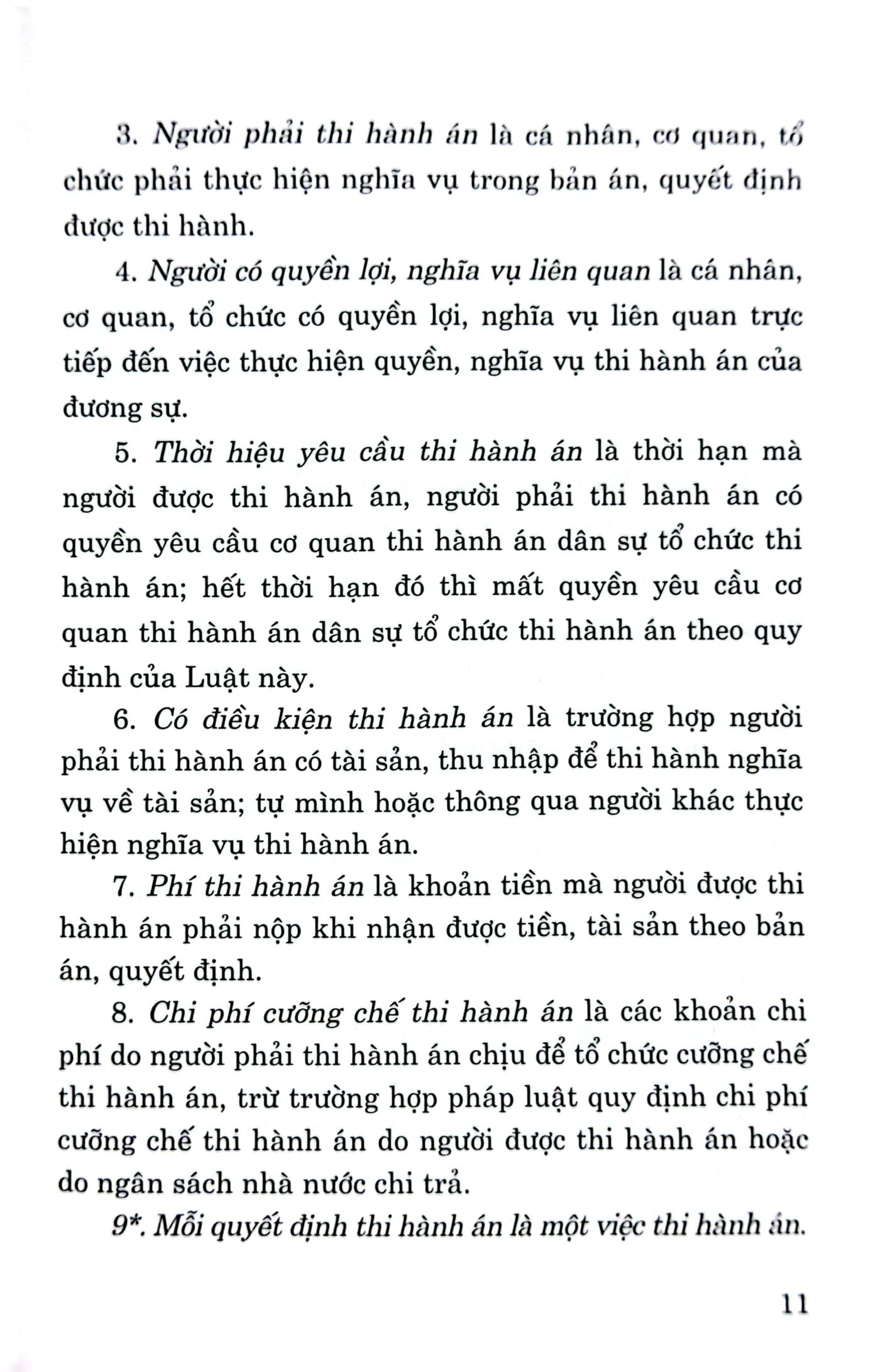 luật thi hành án dân sự (hiện hành) (sửa đổi, bổ sung năm 2014, 2018,2020, 2022) - Ảnh 5