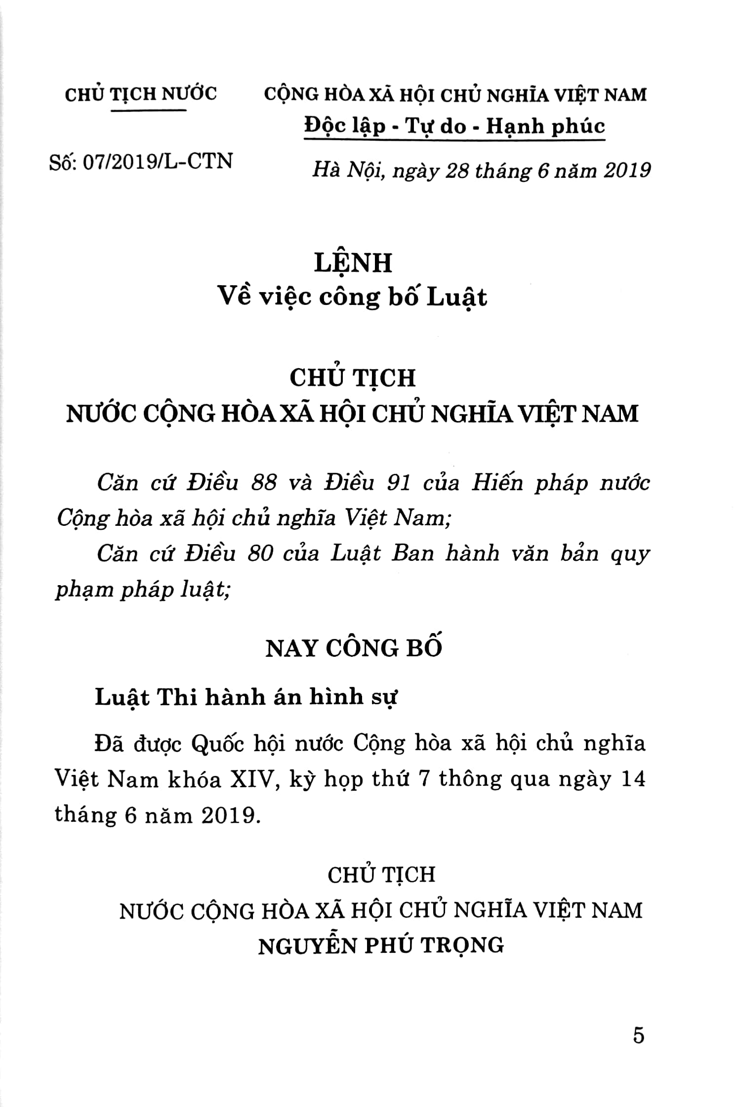 luật thi hành án hình sự (hiện hành) - Ảnh 4