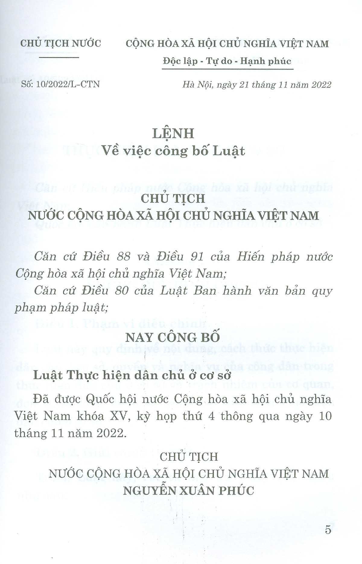 luật thực hiện dân chủ ở cơ sở - Ảnh 2