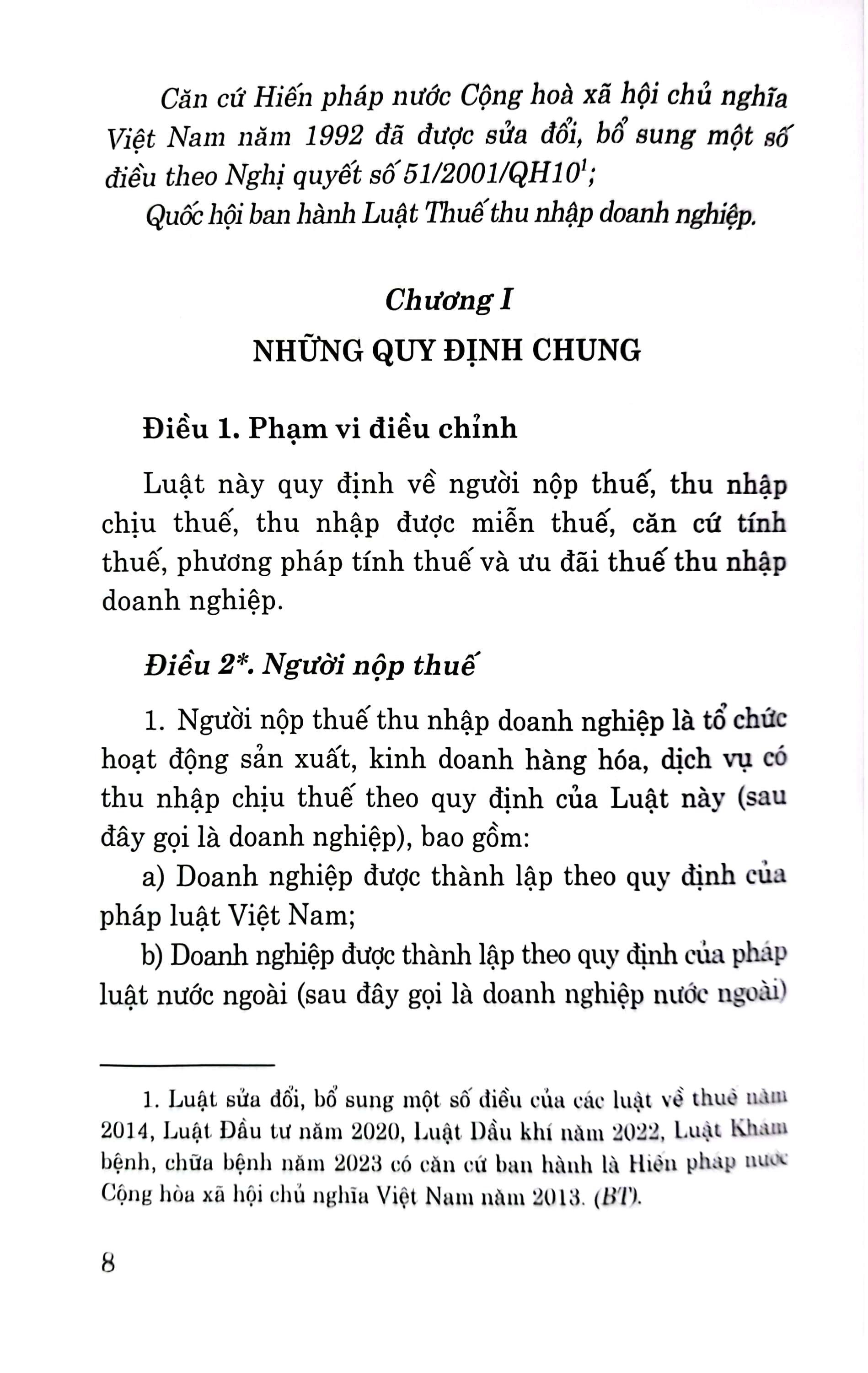 luật thuế thu nhập doanh nghiệp (hiện hành) (sửa đổi, bổ sung năm 2013,2014,2020,2022,2023) - Ảnh 6