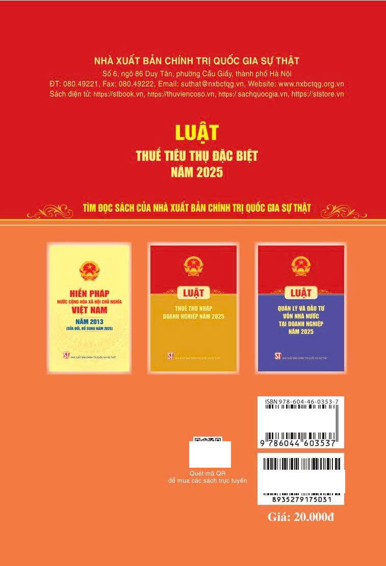 Luật Thuế Tiêu Thụ Đặc Biệt Năm 2025 - Ảnh 4