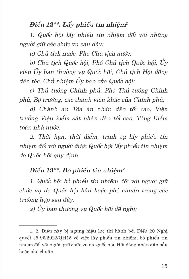 luật tổ chức quốc hội năm 2014 (sửa đổi, bổ sung năm 2020, 2023) - Ảnh 10