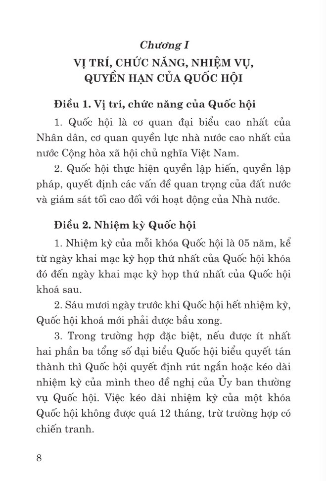 luật tổ chức quốc hội năm 2014 (sửa đổi, bổ sung năm 2020, 2023) - Ảnh 3