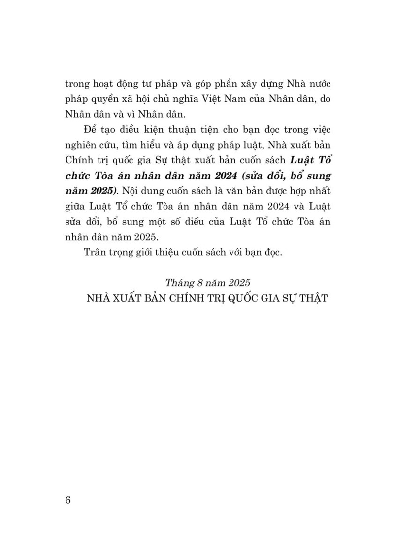 Luật Tổ Chức Tòa Án Nhân Dân Năm 2024 (Sửa Đổi, Bổ Sung Năm 2025) - Ảnh 4