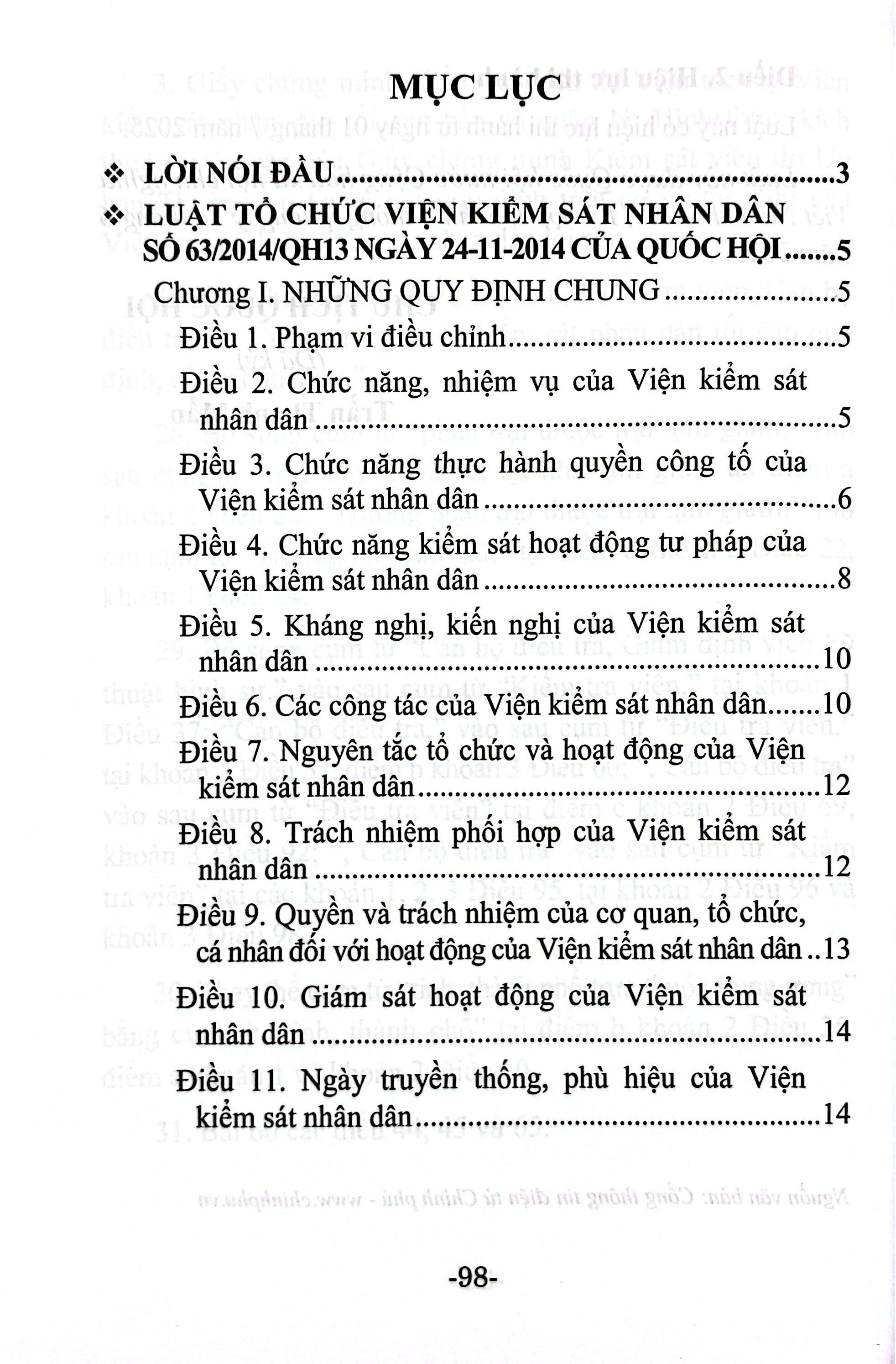 Luật Tổ Chức Viện Kiểm Sát Nhân Dân (Sửa Đổi, Bổ Sung Năm 2025) - Ảnh 3