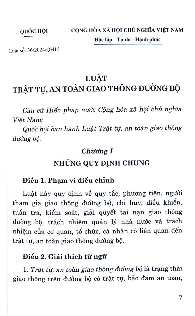 luật trật tự, an toàn giao thông đường bộ năm 2024 - Ảnh 4