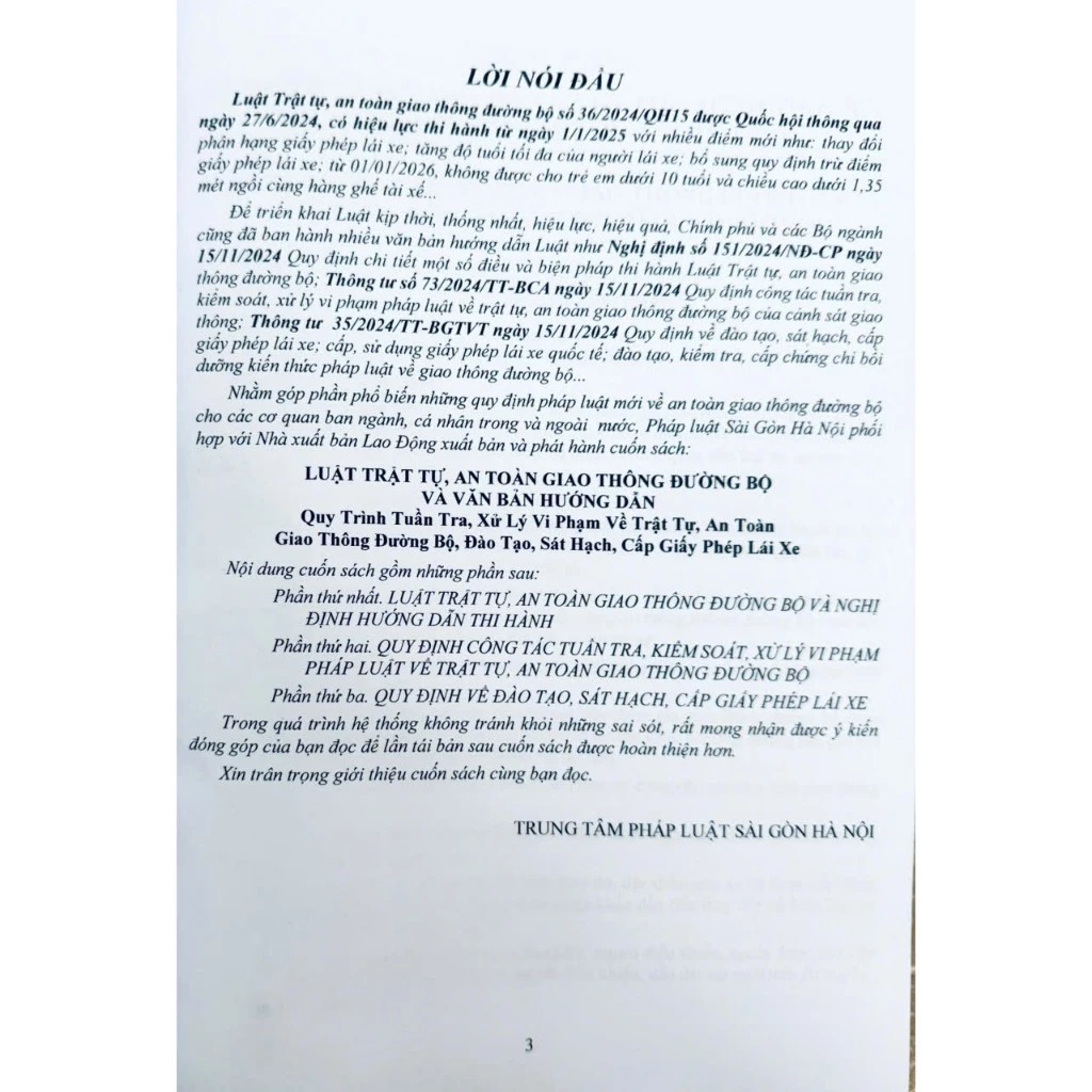 luật trật tự , an toàn giao thông đường bộ và văn bản hướng dẫn - Ảnh 3