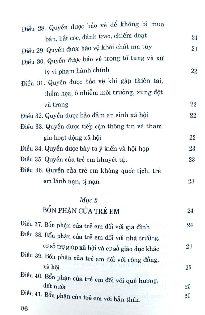 luật trẻ em (hiện hành) (sửa đổi, bổ sung 2018) - Ảnh 7
