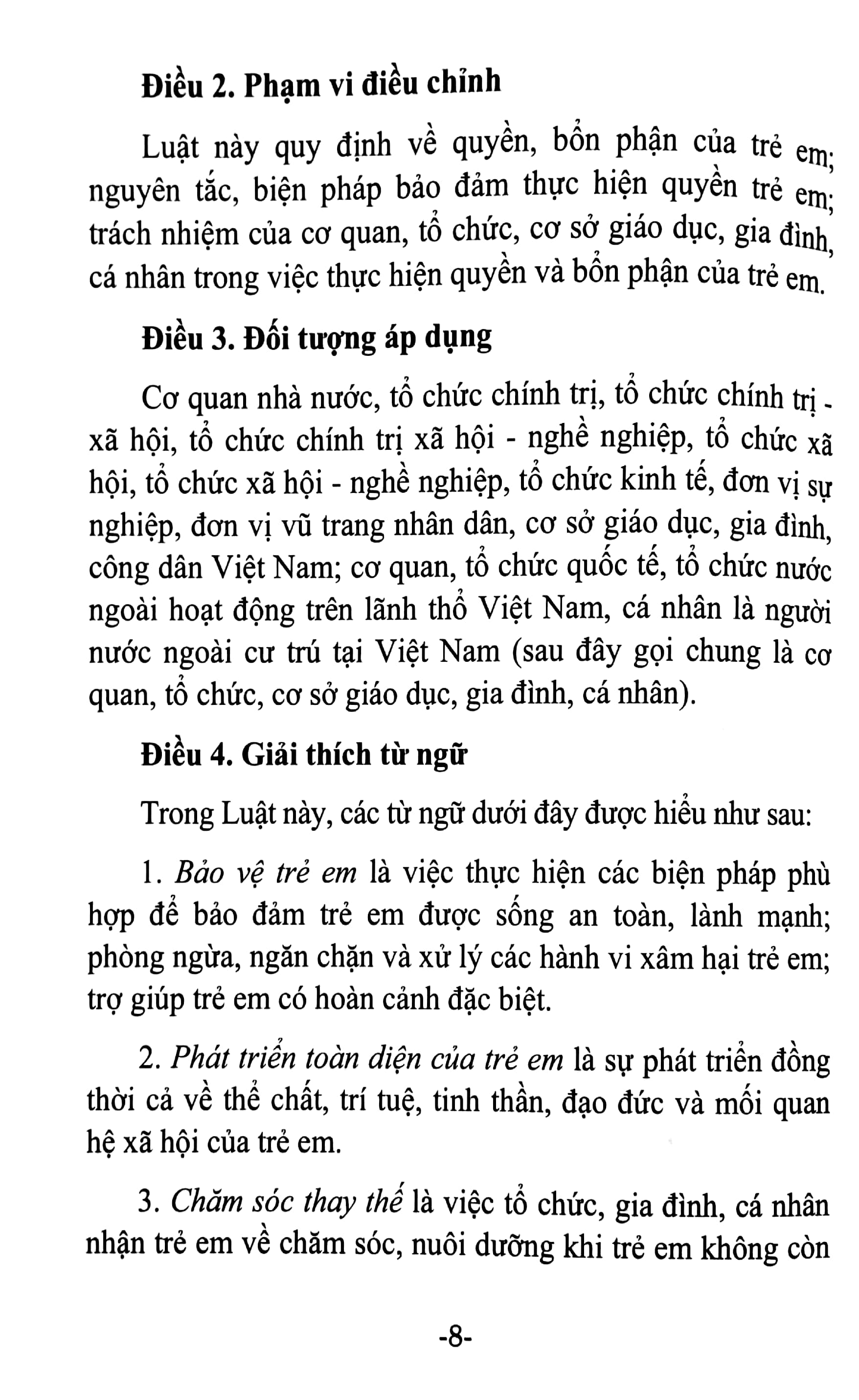 luật trẻ em và nghị định hướng dẫn thi hành - Ảnh 5