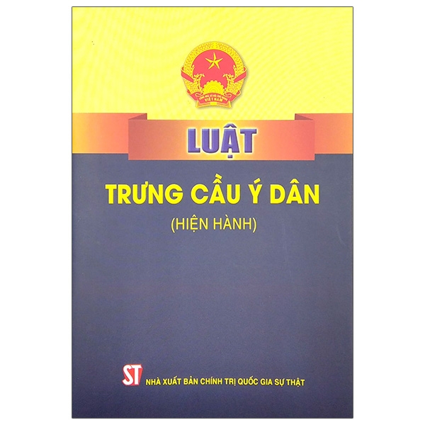 luật trưng cầu ý dân (hiện hành)