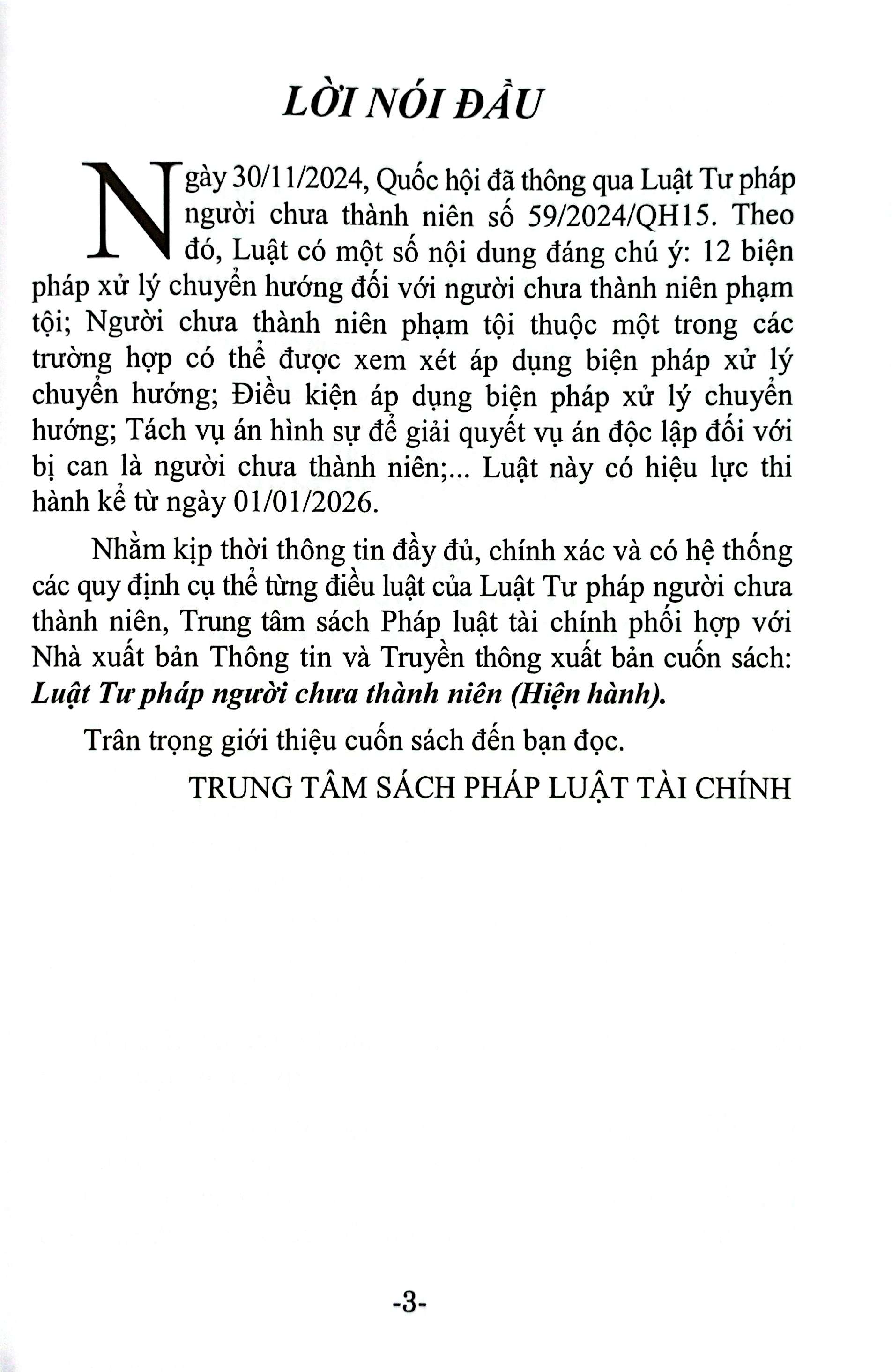 Luật Tư Pháp Người Chưa Thành Niên (Hiện Hành) - Ảnh 4