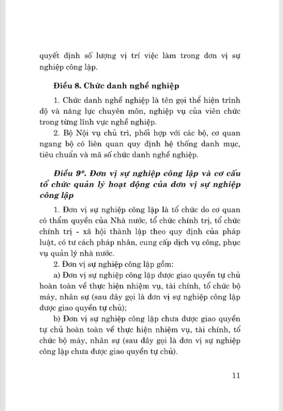 luật viên chức năm 2010 (sửa đổi, bổ sung năm 2019) - Ảnh 7