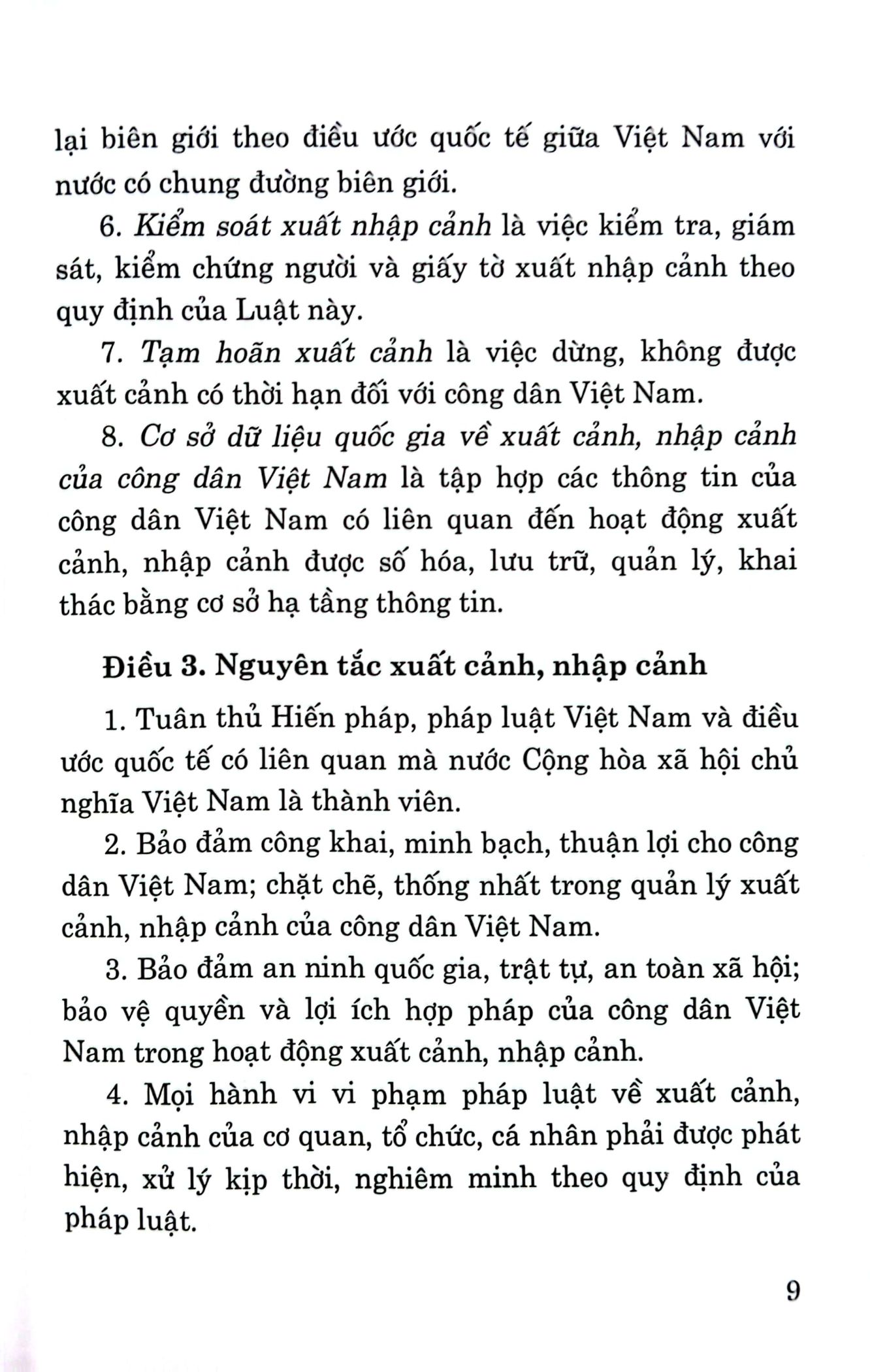 luật xuất cảnh, nhập cảnh của công dân việt nam (hiện hành) (sửa đổi, bổ sung năm 2023) - Ảnh 5