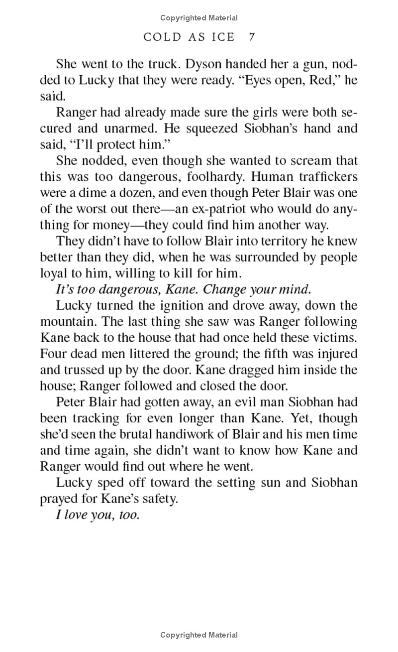 lucy kincaid novels 17: cold as ice - Ảnh 12