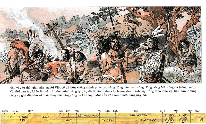 lược sử nước việt bằng tranh (tái bản 2024) - Ảnh 9