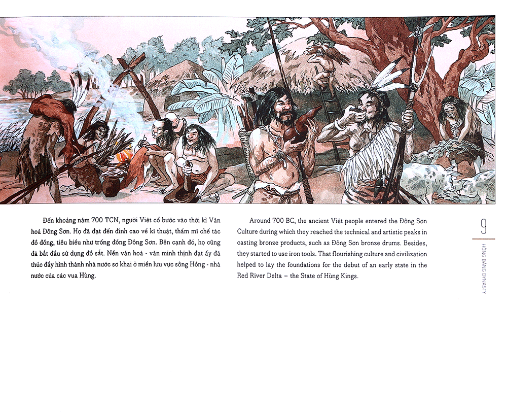 lược sử nước việt bằng tranh - viet nam - a brief history in pictures - bìa cứng (tái bản 2019) - Ảnh 10