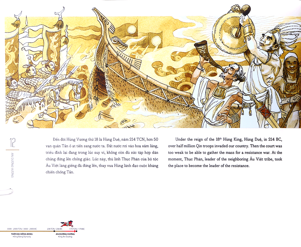 lược sử nước việt bằng tranh - viet nam - a brief history in pictures - bìa cứng (tái bản 2019) - Ảnh 13