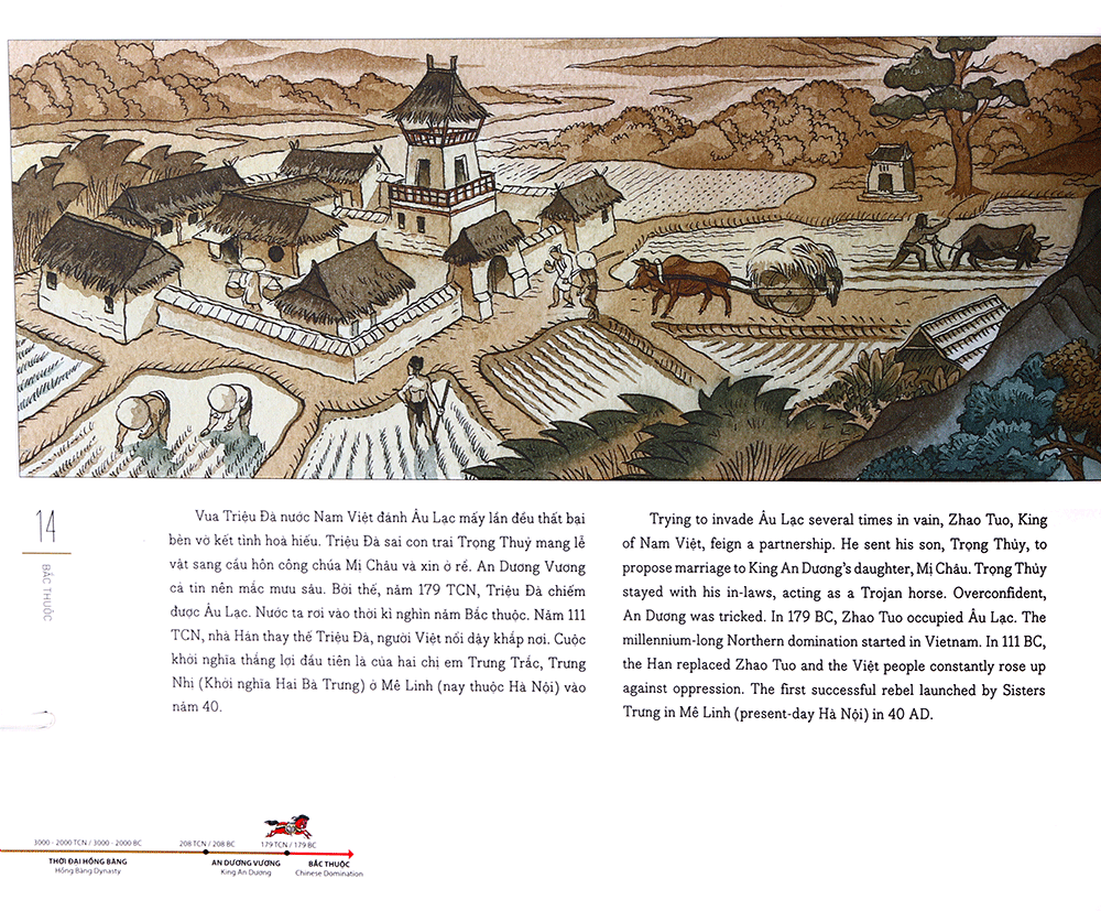 lược sử nước việt bằng tranh - viet nam - a brief history in pictures - bìa cứng (tái bản 2019) - Ảnh 15