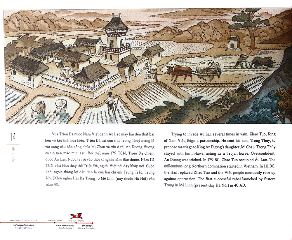 lược sử nước việt bằng tranh - viet nam - a brief history in pictures - bìa cứng (tái bản 2019) - Ảnh 16