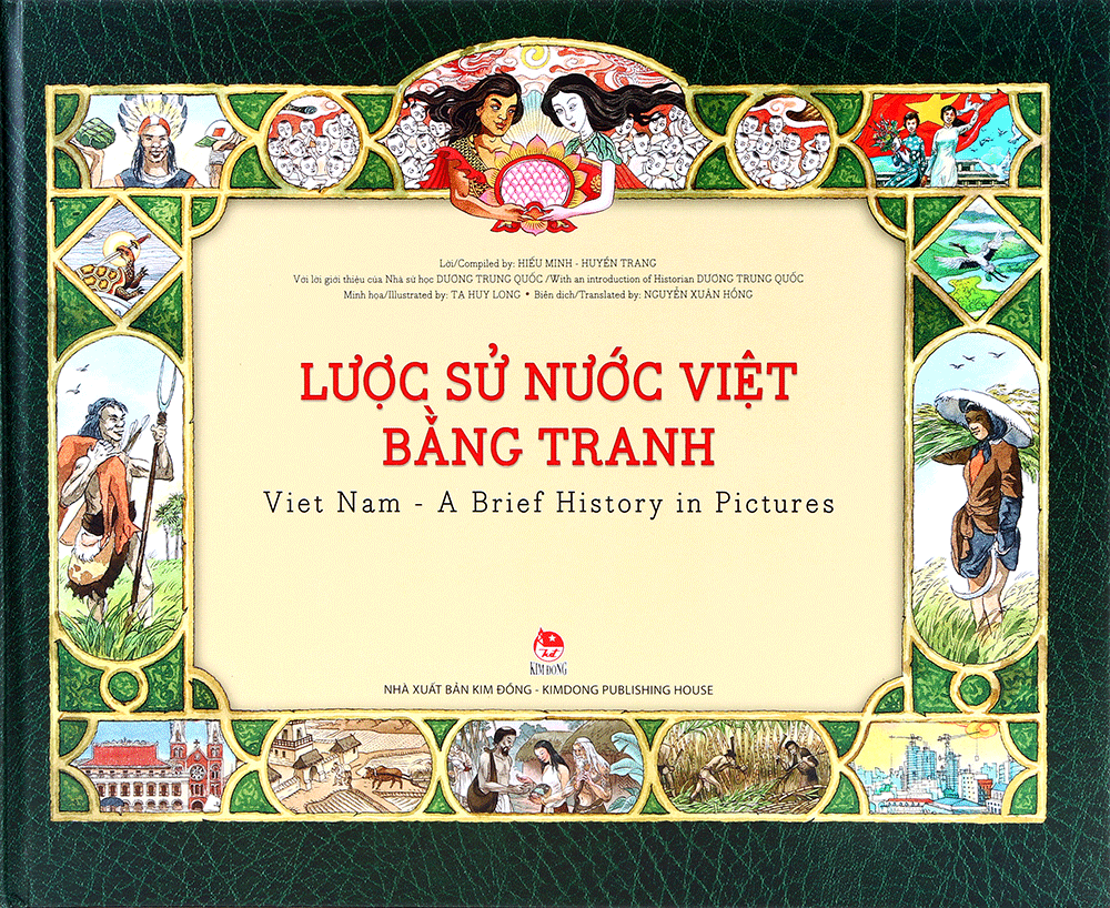lược sử nước việt bằng tranh - viet nam - a brief history in pictures - bìa cứng (tái bản 2019) - Ảnh 2