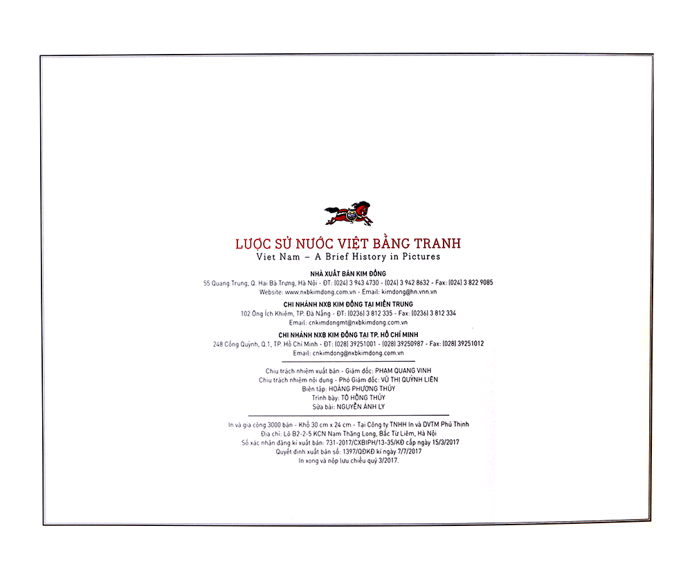 lược sử nước việt bằng tranh - viet nam - a brief history in pictures - bìa cứng (tái bản 2019) - Ảnh 4