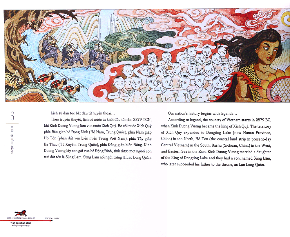 lược sử nước việt bằng tranh - viet nam - a brief history in pictures - bìa cứng (tái bản 2019) - Ảnh 7