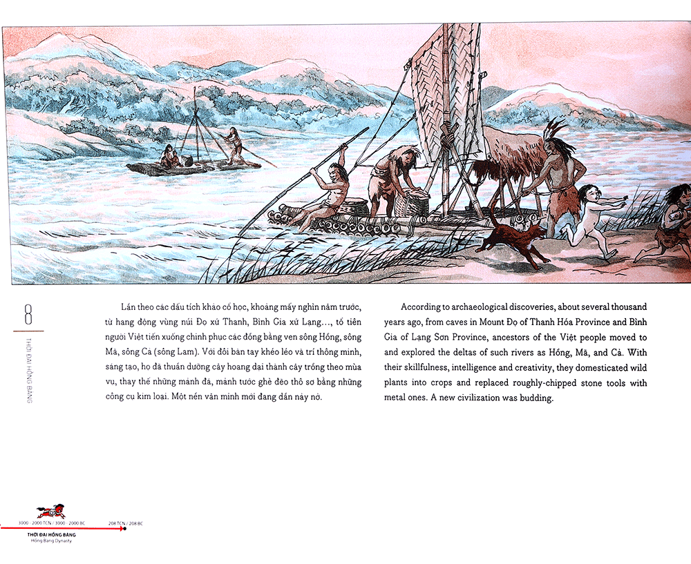 lược sử nước việt bằng tranh - viet nam - a brief history in pictures - bìa cứng (tái bản 2019) - Ảnh 9