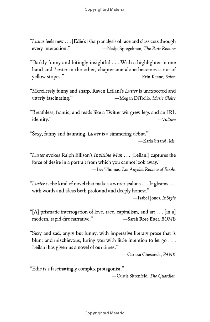 luster: a novel - Ảnh 11