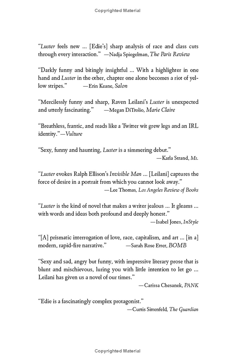 luster: a novel - Ảnh 5