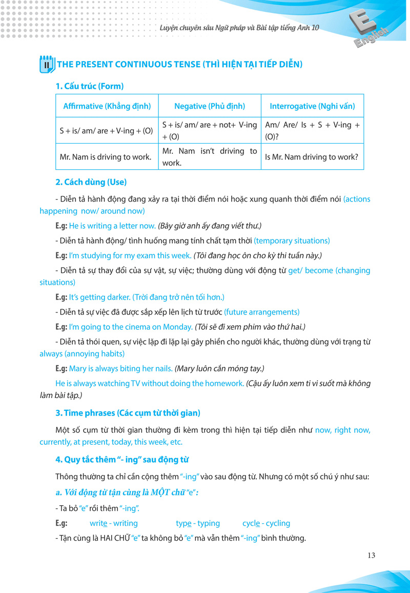 luyện chuyên sâu ngữ pháp và bài tập tiếng anh lớp 10 - Ảnh 12