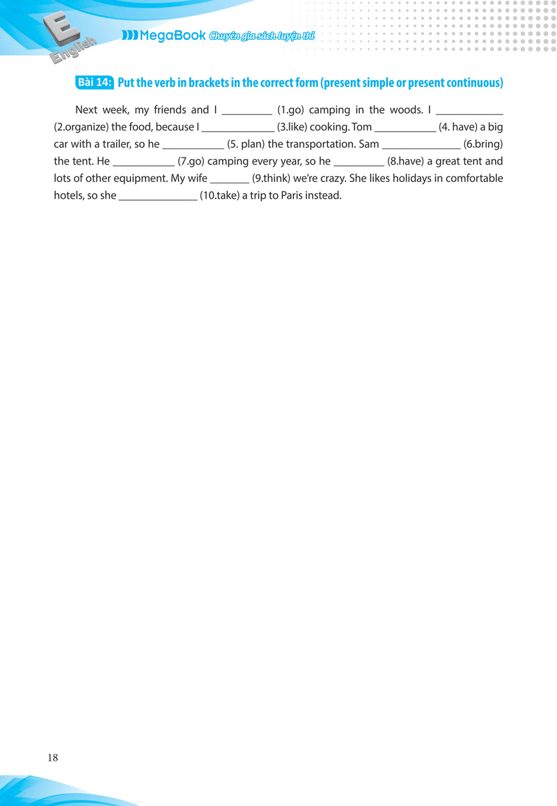 luyện chuyên sâu ngữ pháp và bài tập tiếng anh lớp 10 - Ảnh 17