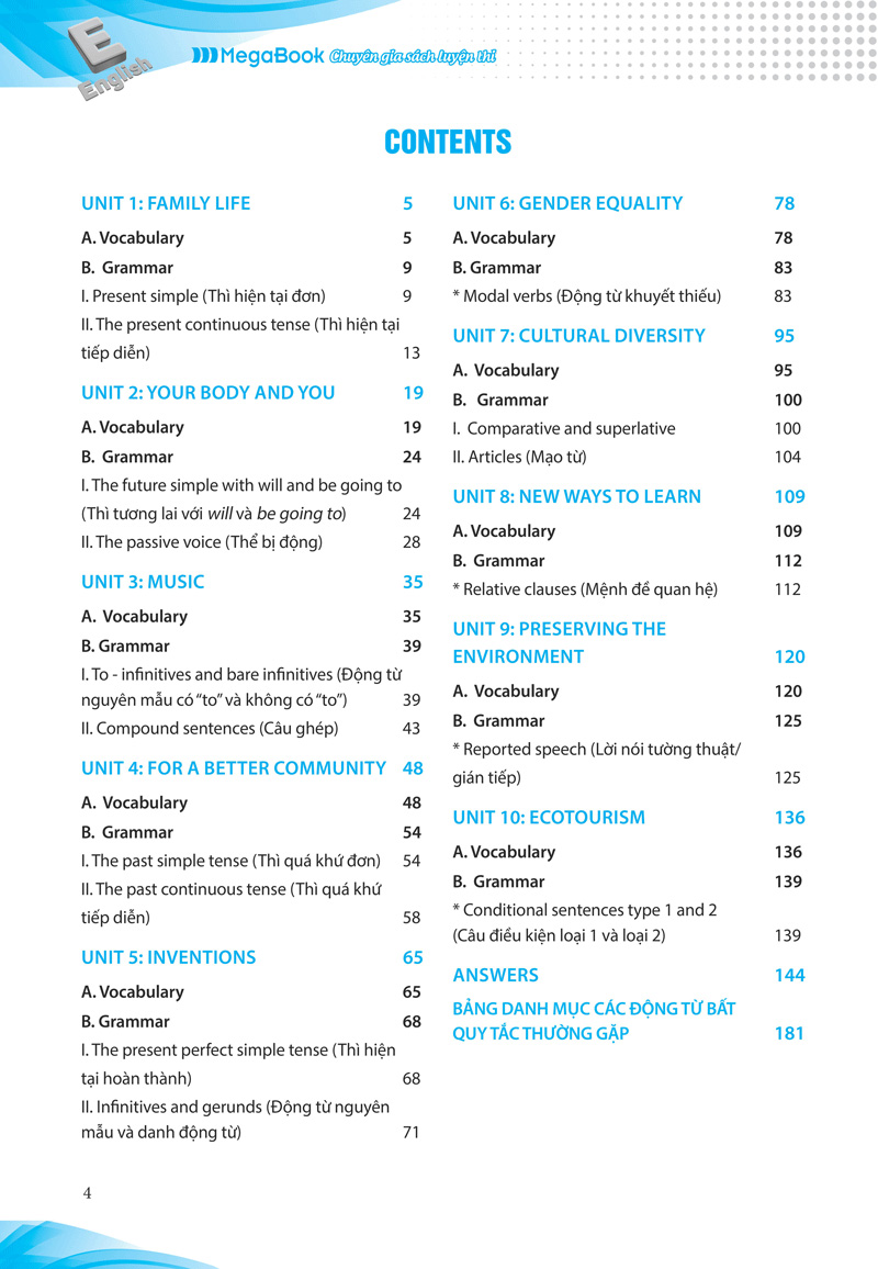 luyện chuyên sâu ngữ pháp và bài tập tiếng anh lớp 10 - Ảnh 3